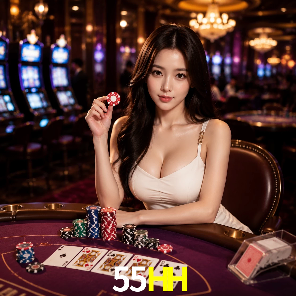Cassino ao vivo 55HH dealers