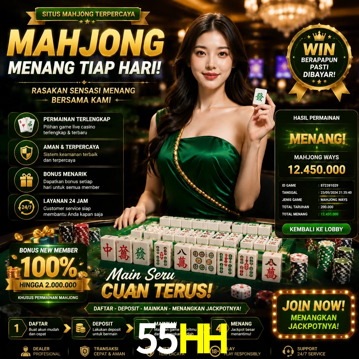 Cashback VIP 55HH - reembolso semanal